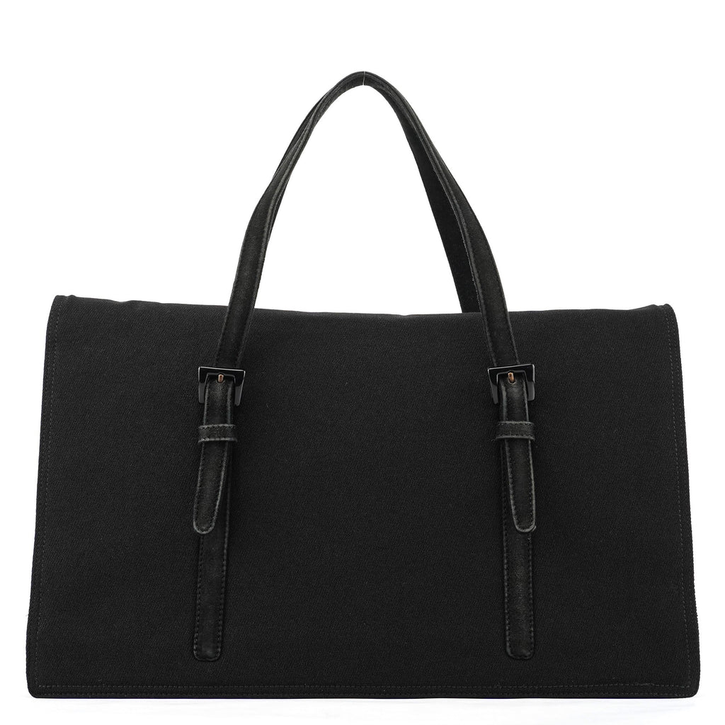 B6686 Black Tessuto Nylon Mesh Tote Bag
