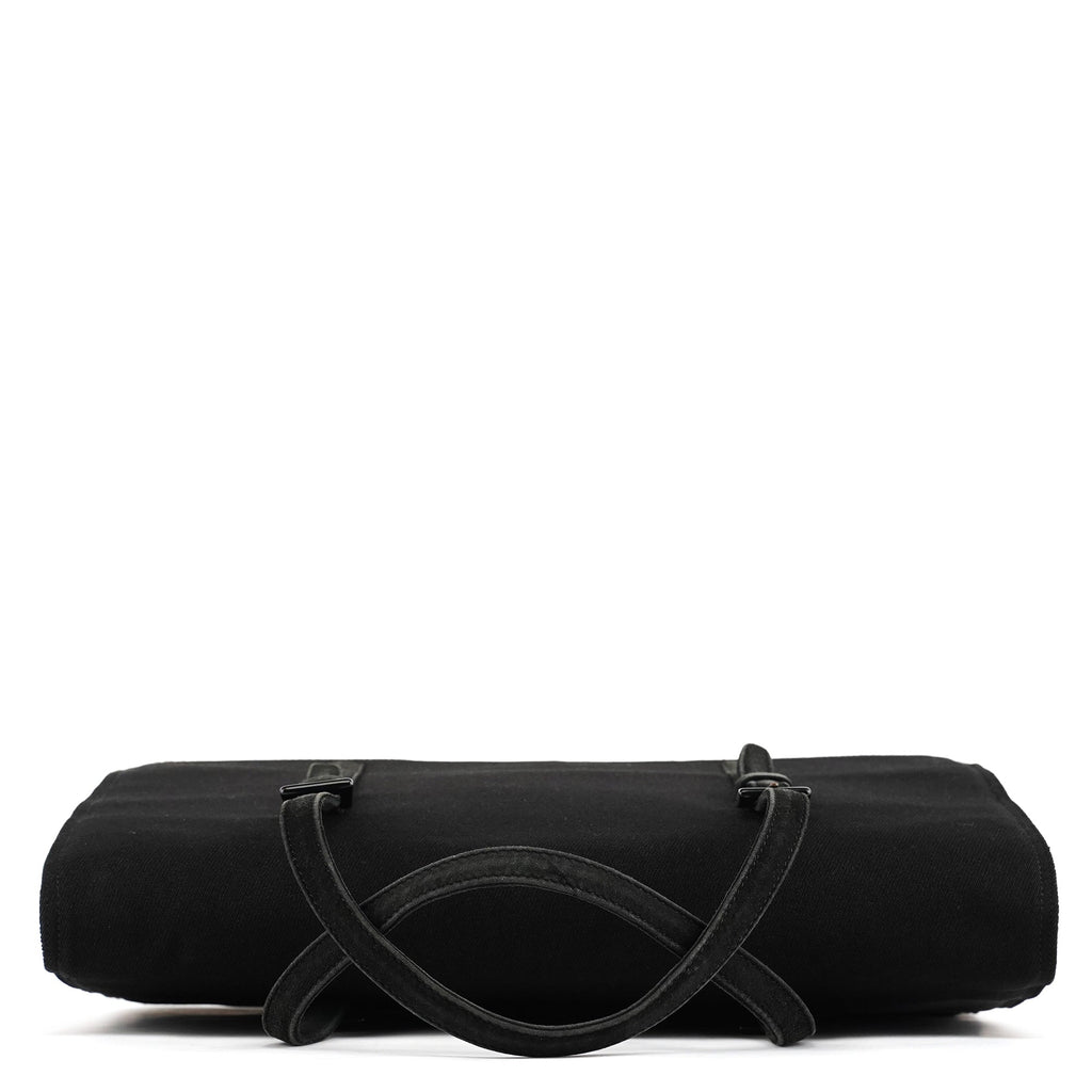 B6686 Black Tessuto Nylon Mesh Tote Bag