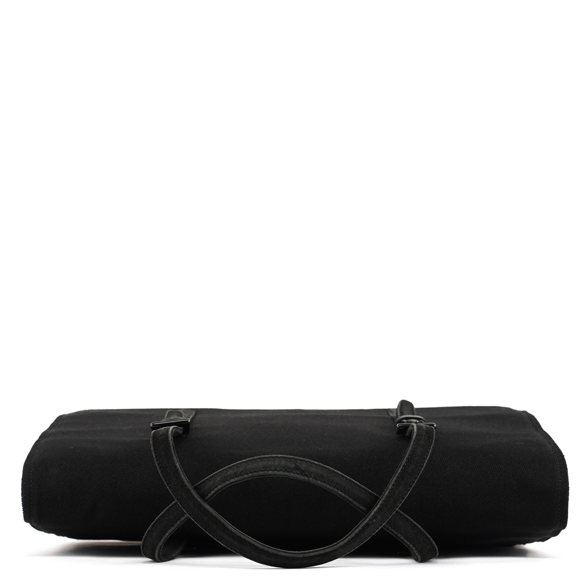 B6686 Black Tessuto Nylon Mesh Tote Bag
