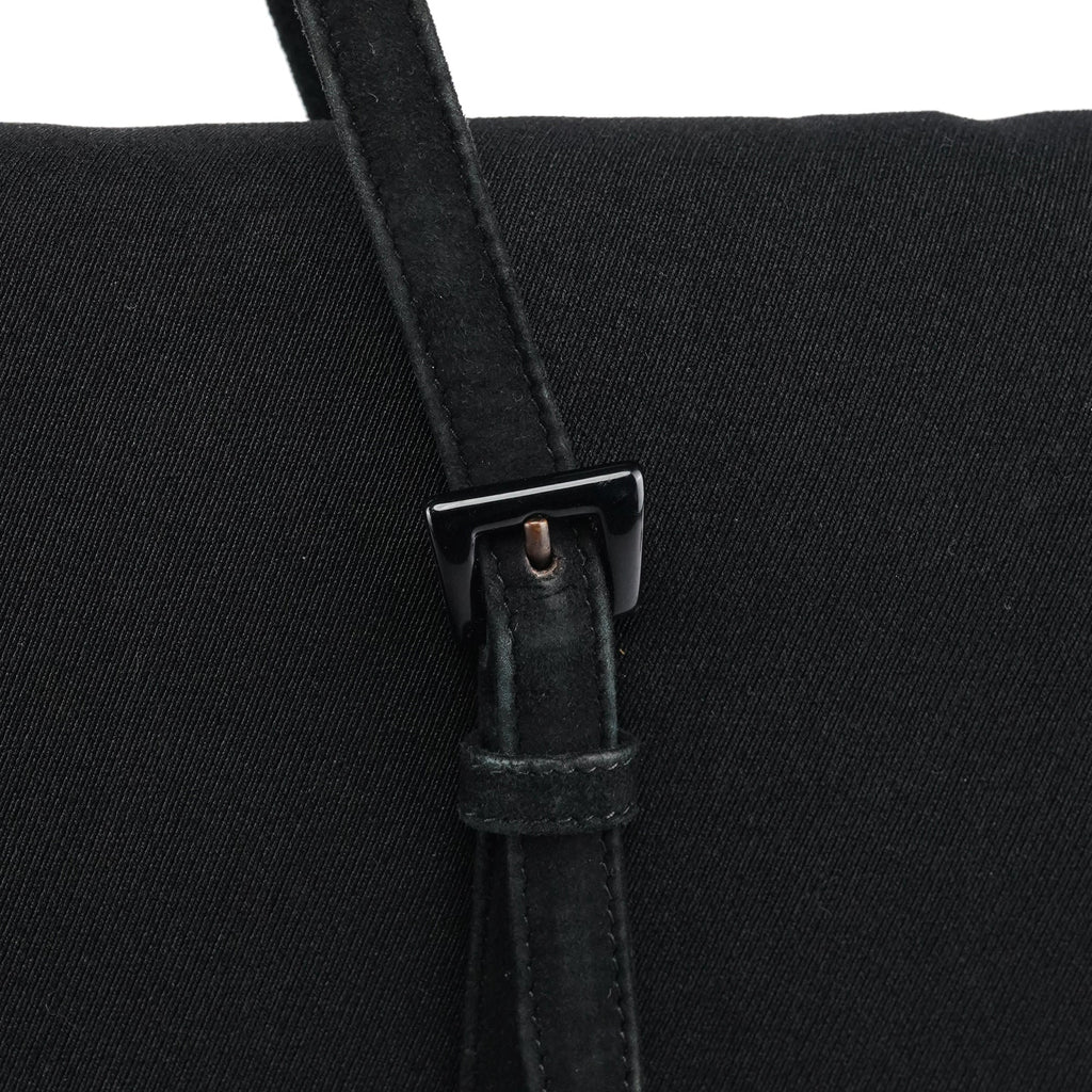 B6686 Black Tessuto Nylon Mesh Tote Bag