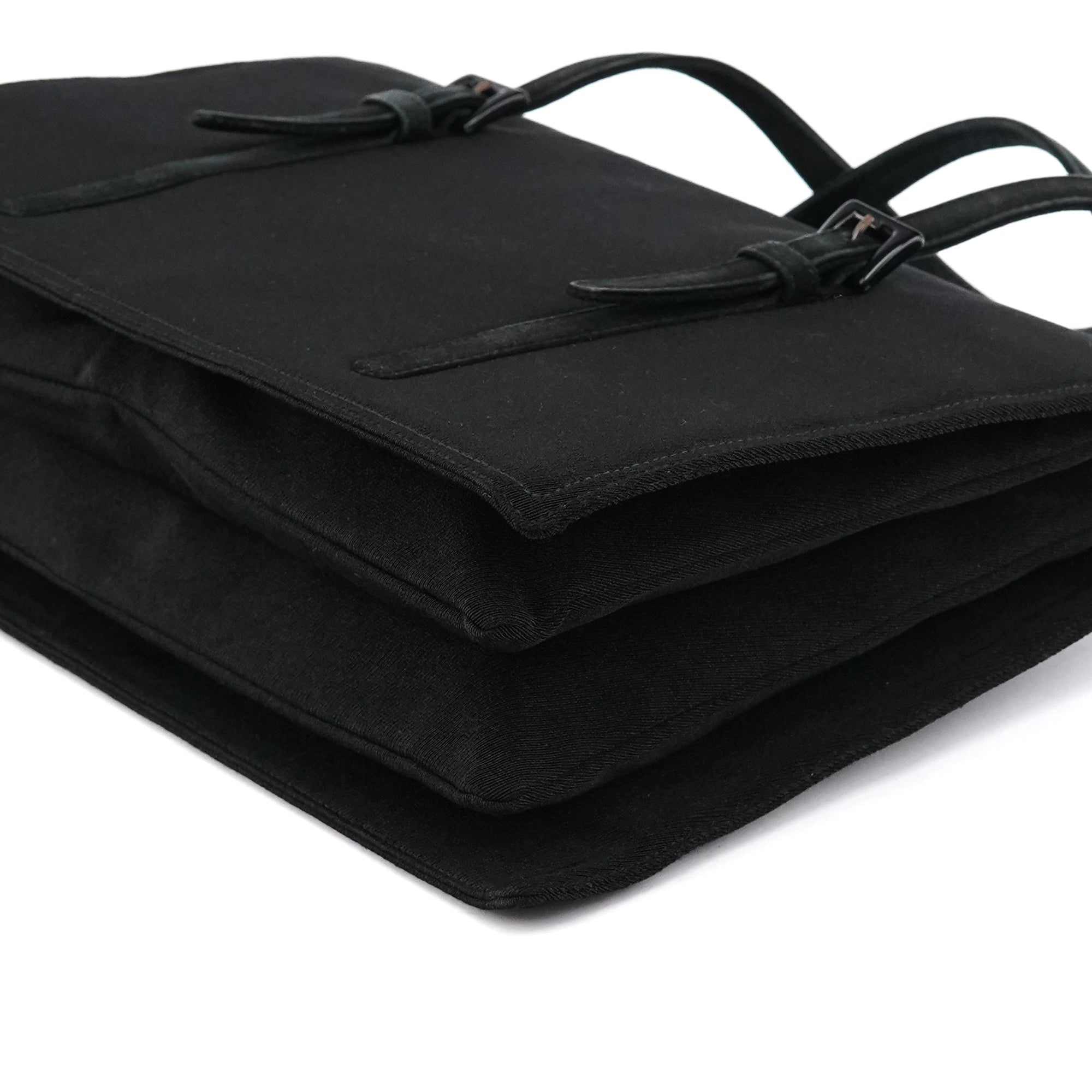 B6686 Black Tessuto Nylon Mesh Tote Bag