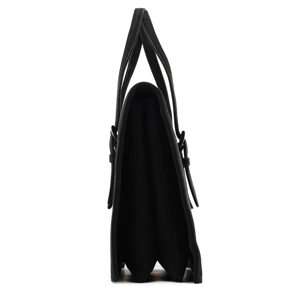 B6686 Black Tessuto Nylon Mesh Tote Bag