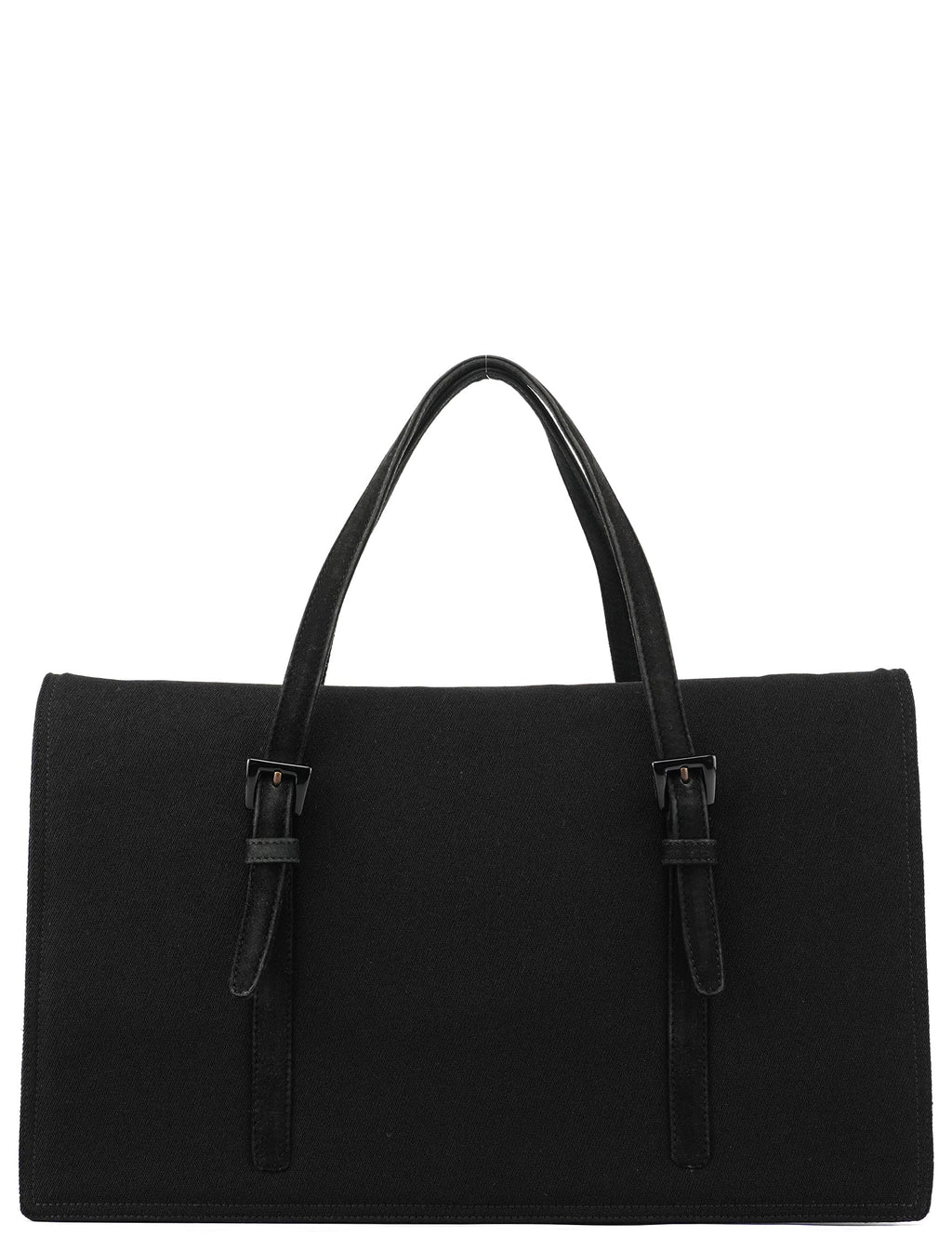 B6686 Black Tessuto Nylon Mesh Tote Bag