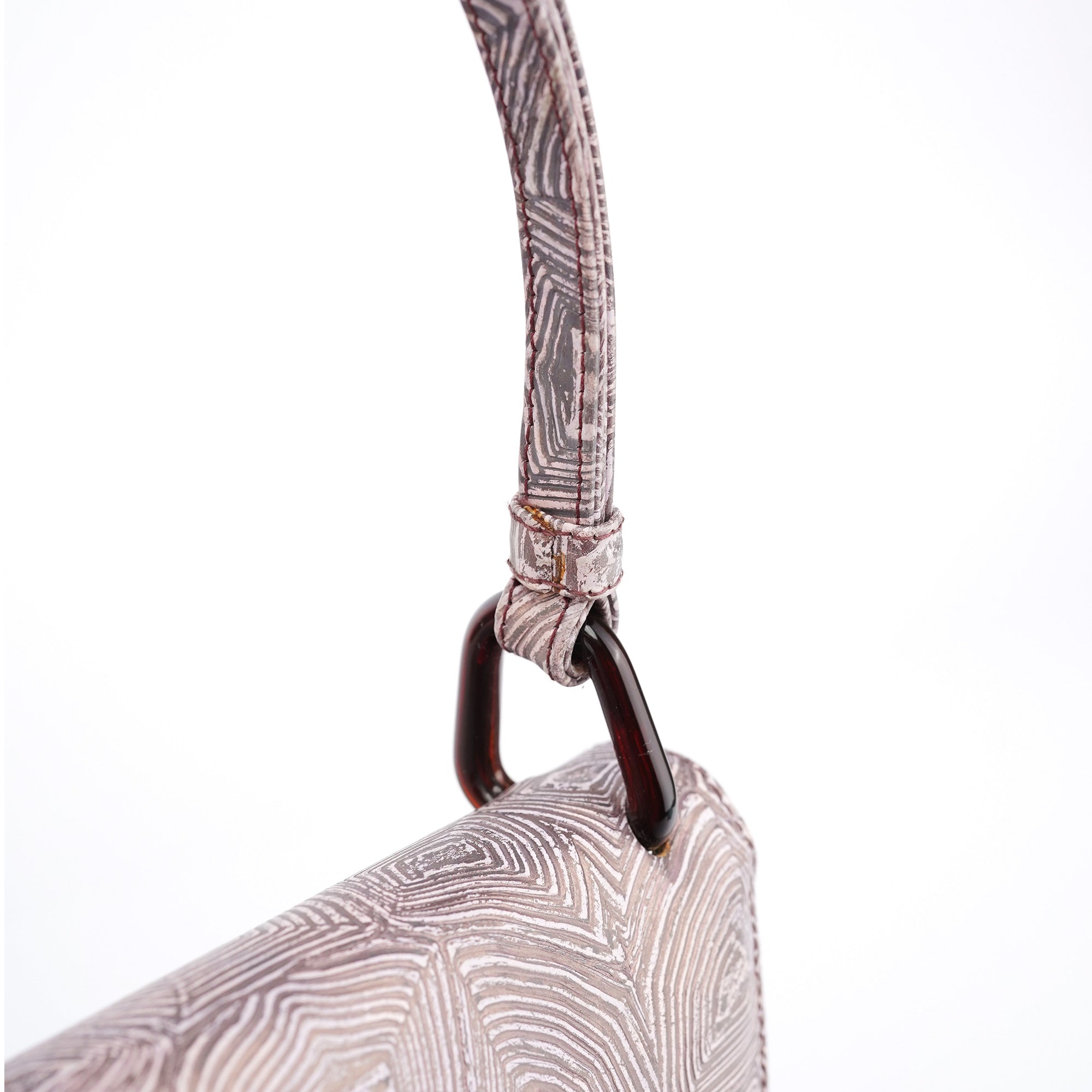 B6770 Purple Tartaruga Shoulder Bag