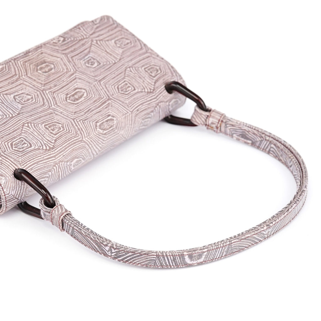 B6770 Purple Tartaruga Shoulder Bag