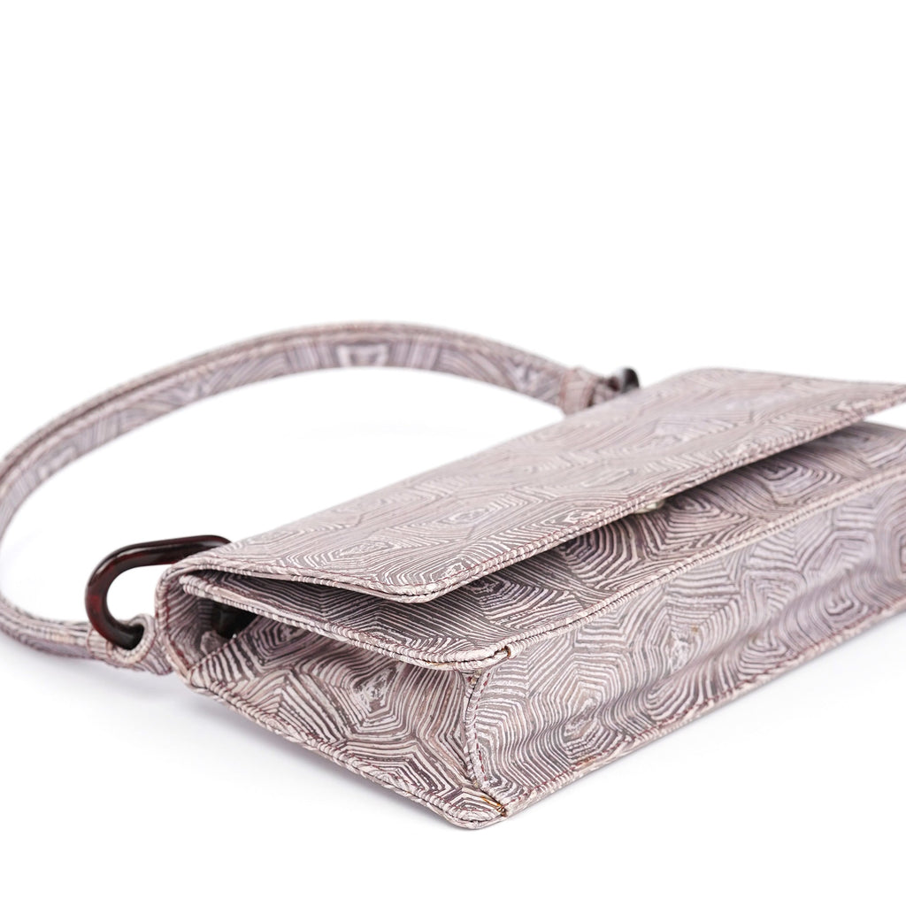 B6770 Purple Tartaruga Shoulder Bag