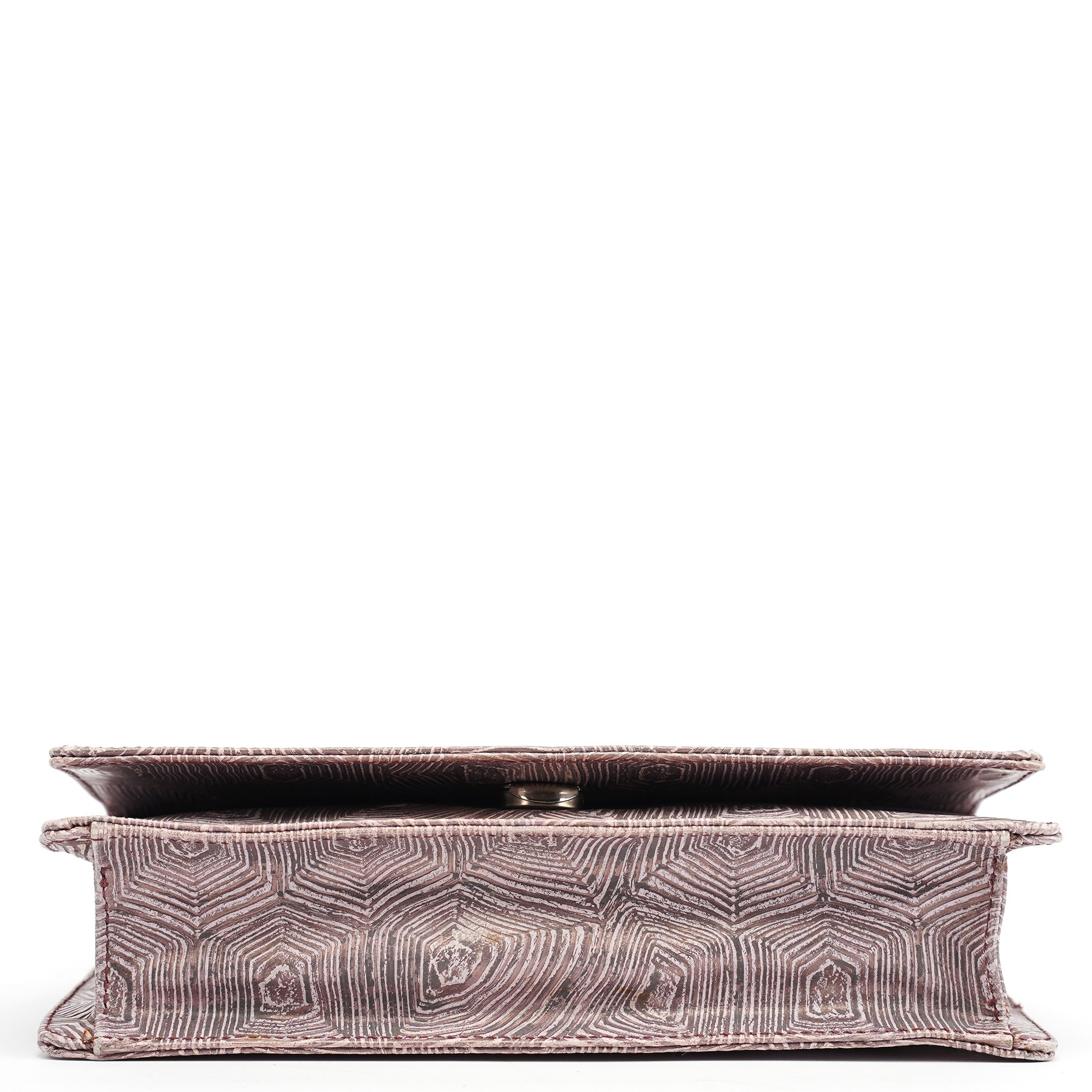 B6770 Purple Tartaruga Shoulder Bag