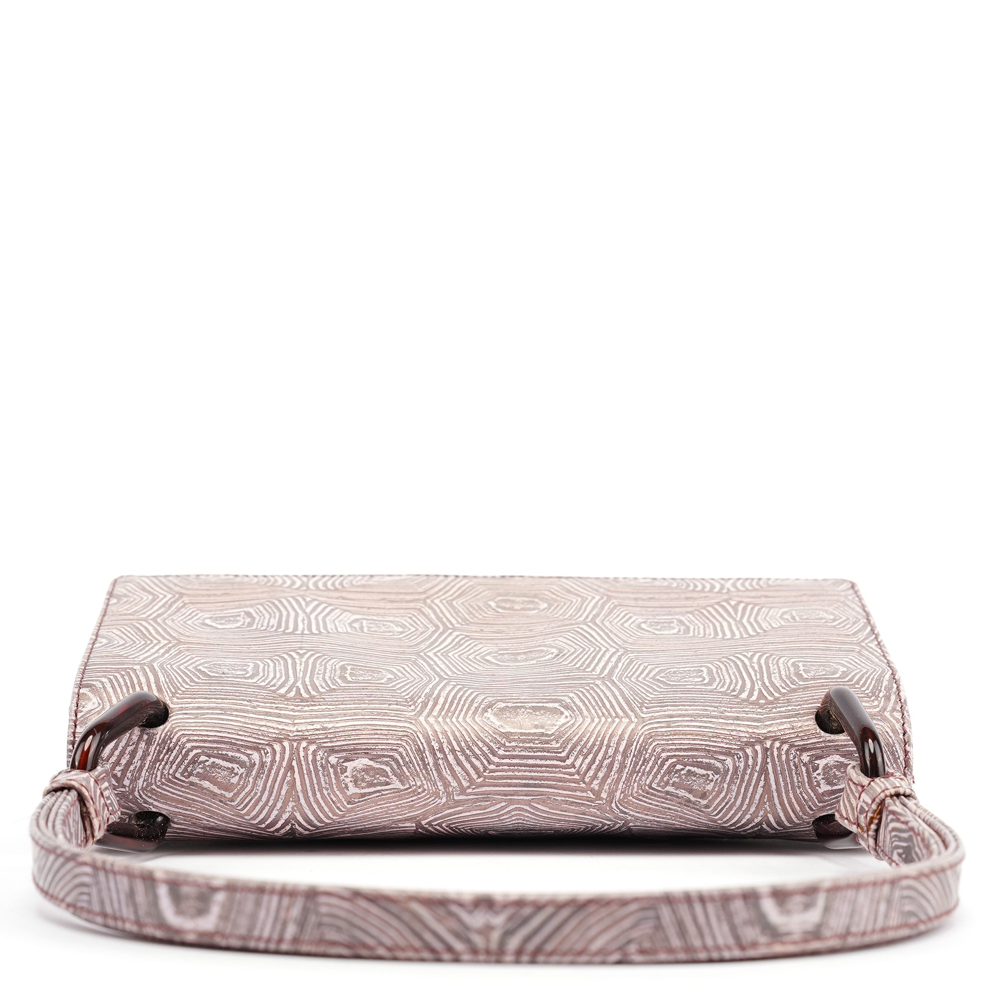 B6770 Purple Tartaruga Shoulder Bag