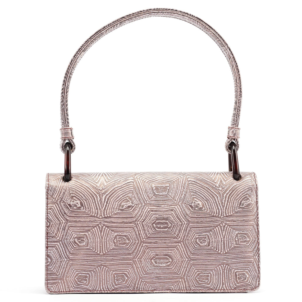 B6770 Purple Tartaruga Shoulder Bag