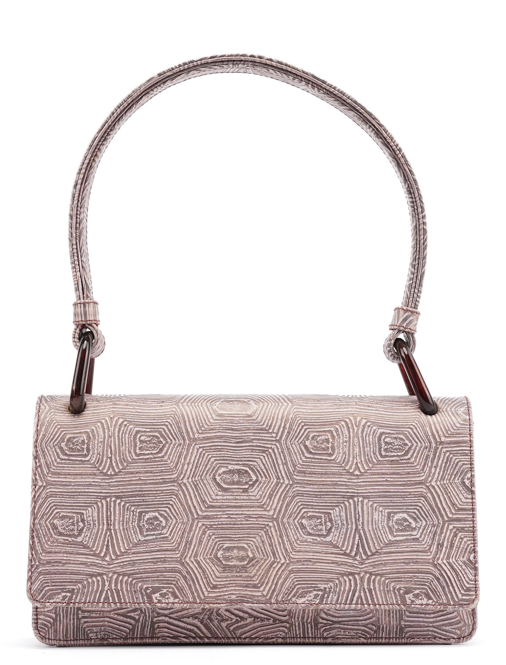 B6770 Purple Tartaruga Shoulder Bag