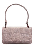 B6770 Purple Tartaruga Shoulder Bag