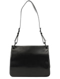B7177 Black Nappa Tessuto Shoulder Bag