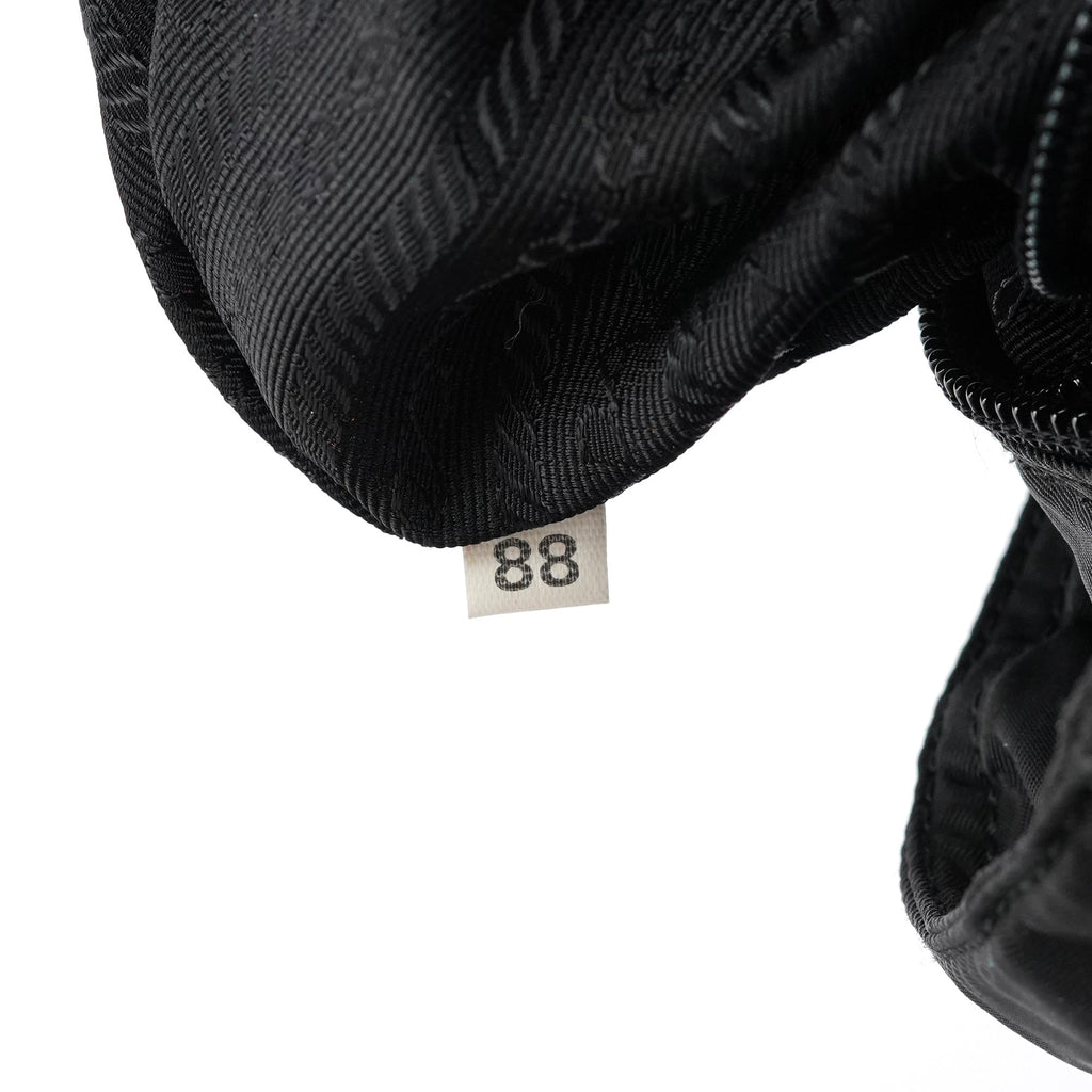 B7276 Black Nylon Tessuto City Tote Bag