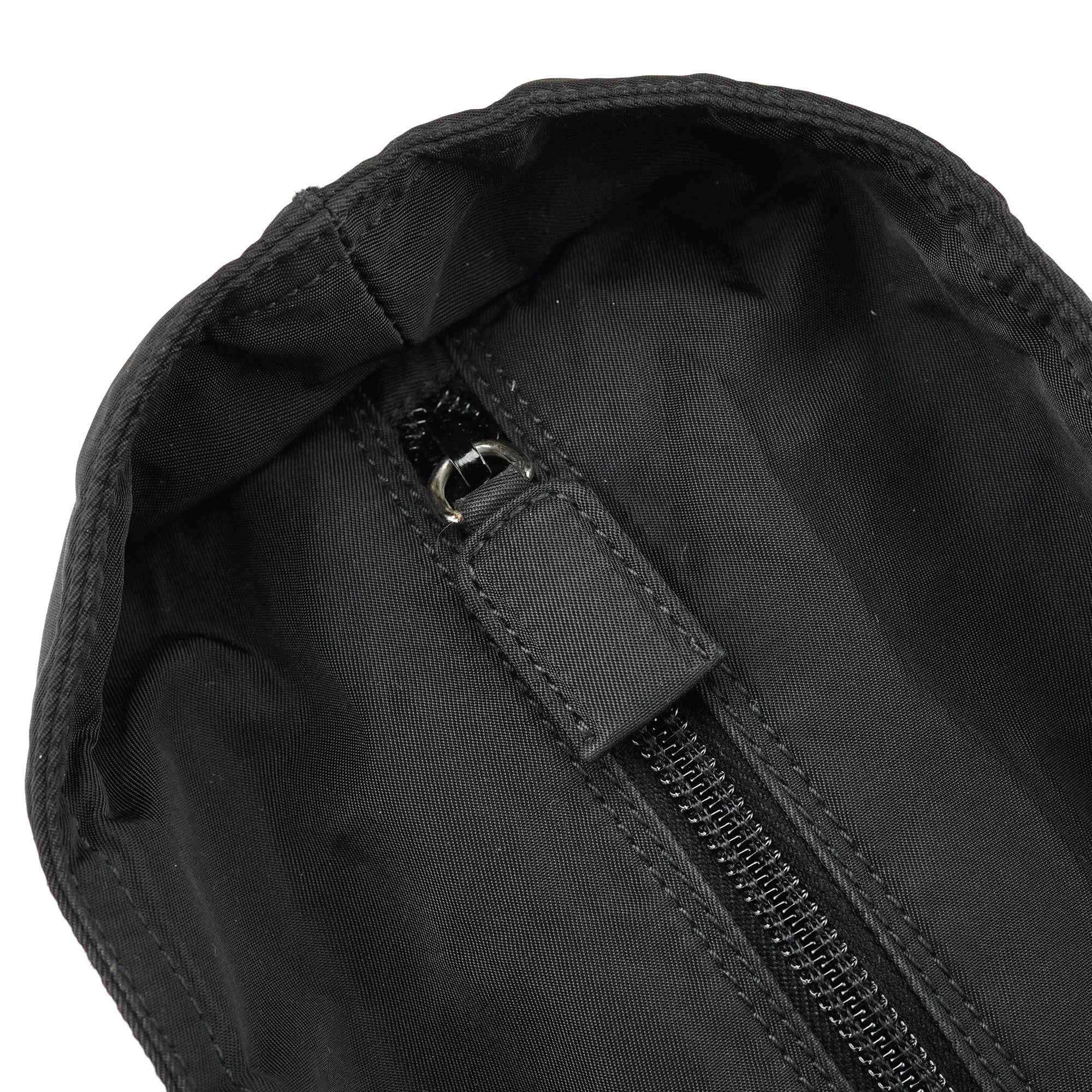 B7276 Black Nylon Tessuto City Tote Bag