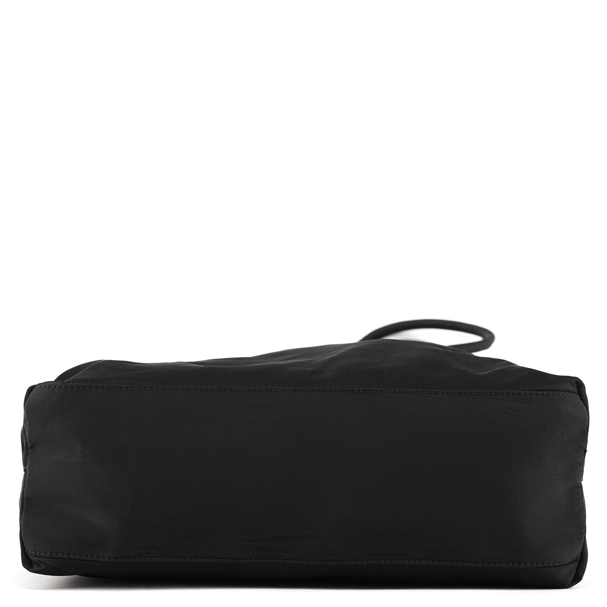 B7276 Black Nylon Tessuto City Tote Bag