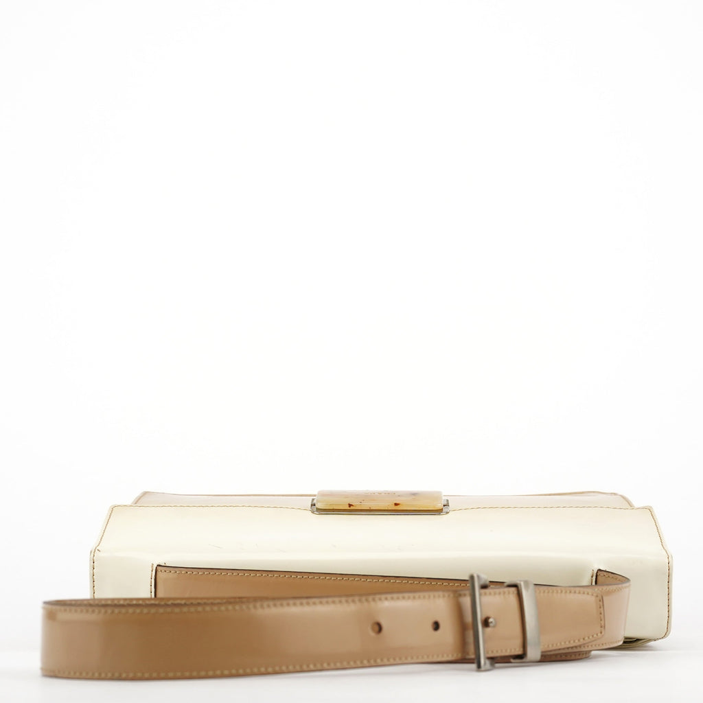 B7300 Beige Spazzolato Crossbody Bag