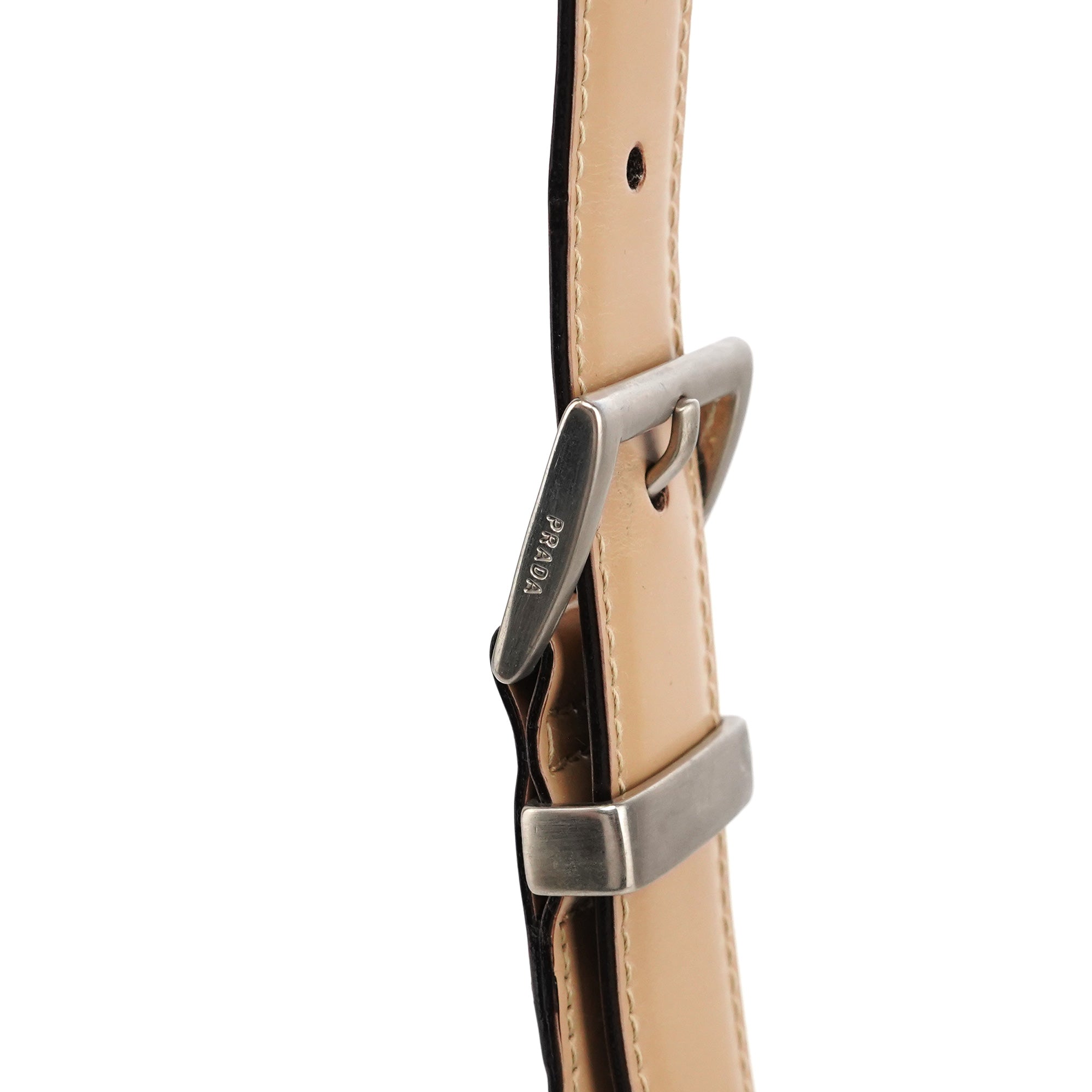 B7300 Beige Spazzolato Crossbody Bag