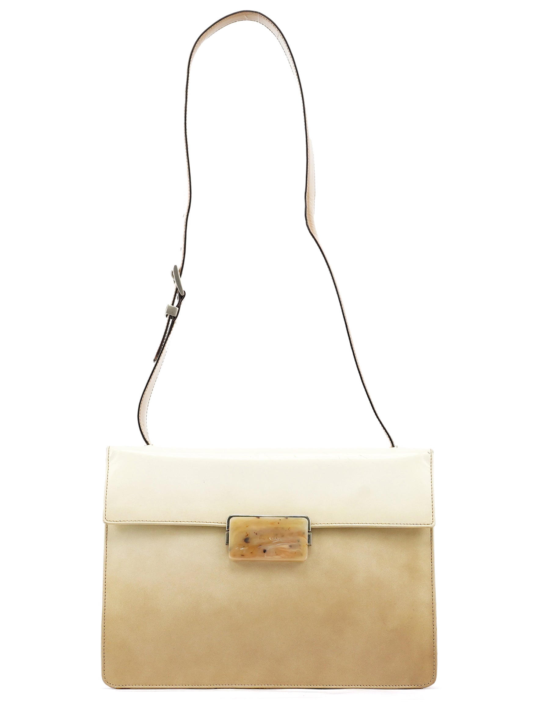 B7300 Beige Spazzolato Crossbody Bag