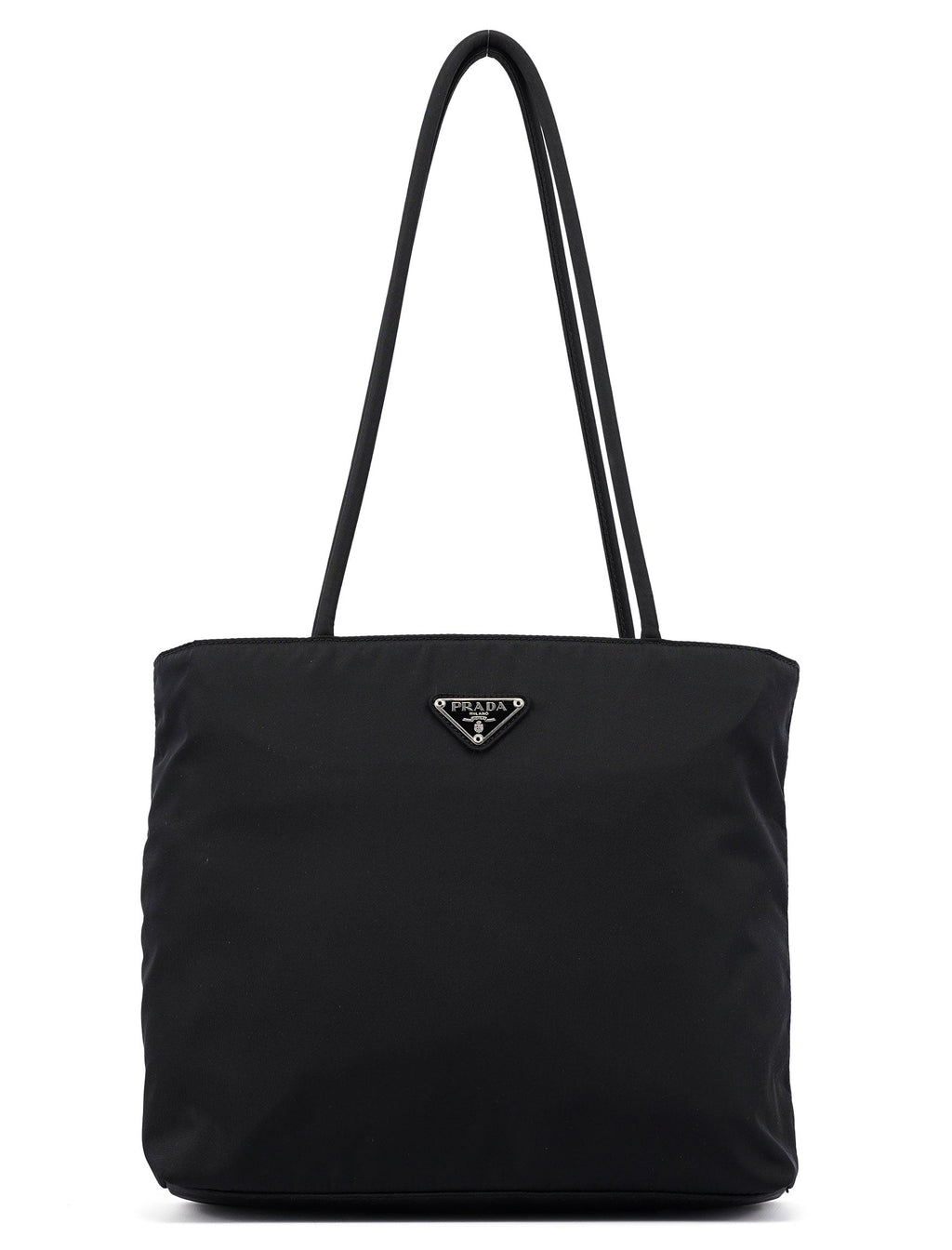 B7352 Black Tessuto City Tote Bag