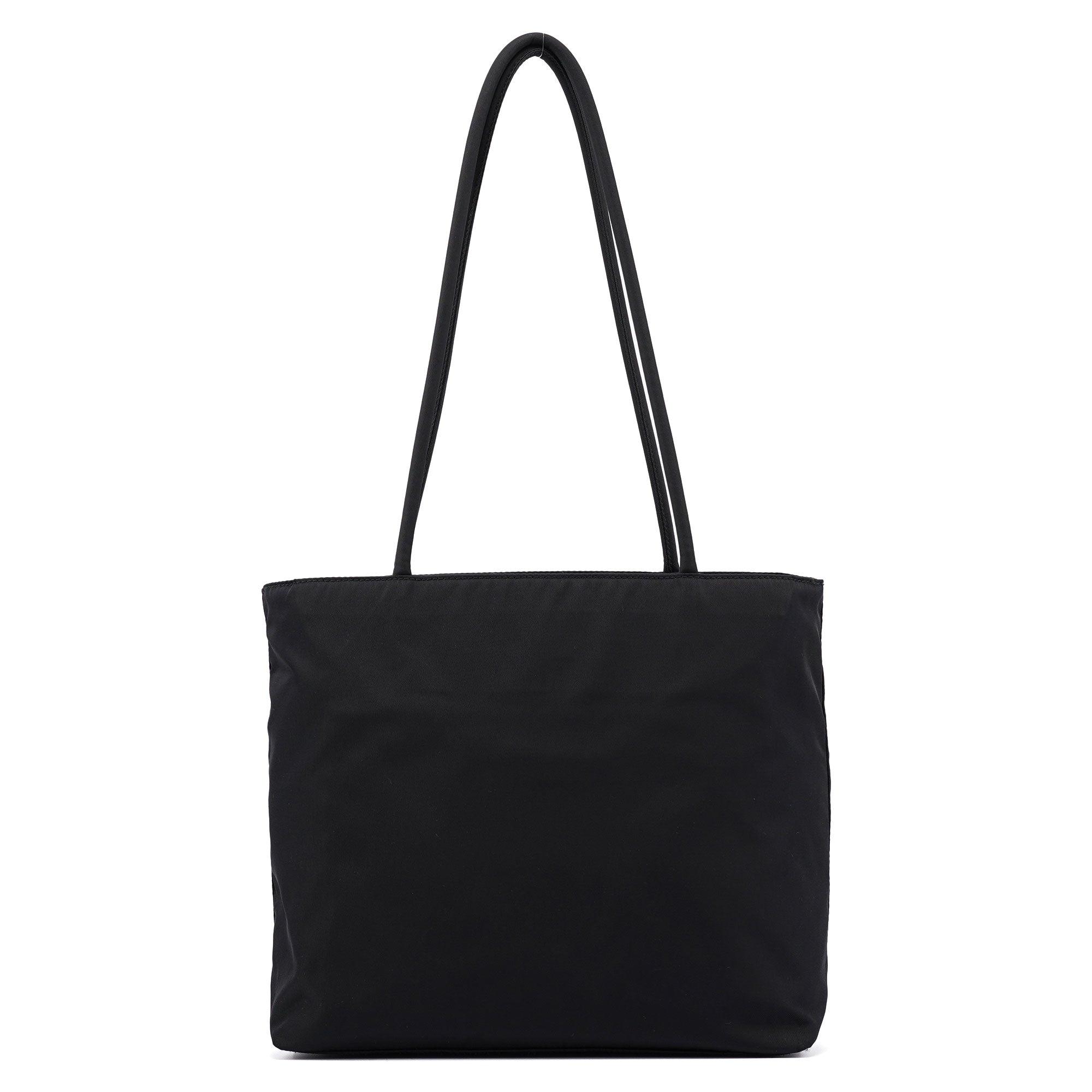 B7352 Black Tessuto City Tote Bag