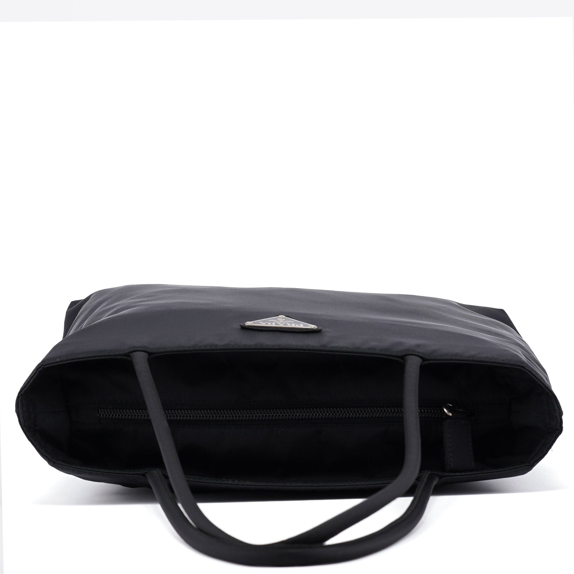 B7352 Black Tessuto City Tote Bag