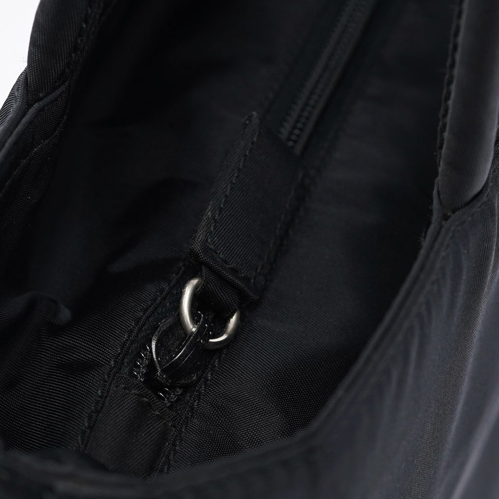 B7352 Black Tessuto City Tote Bag