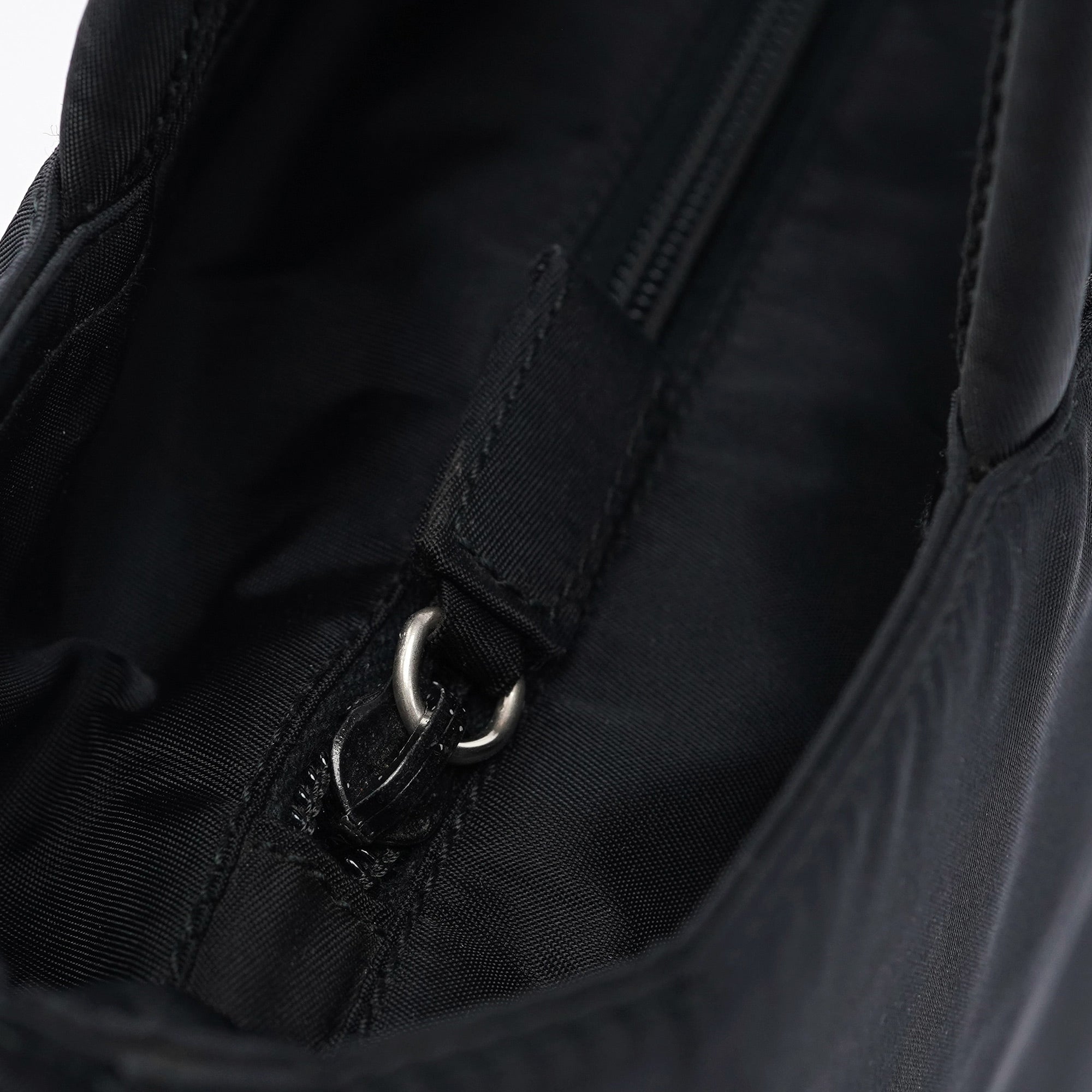 B7352 Black Tessuto City Tote Bag