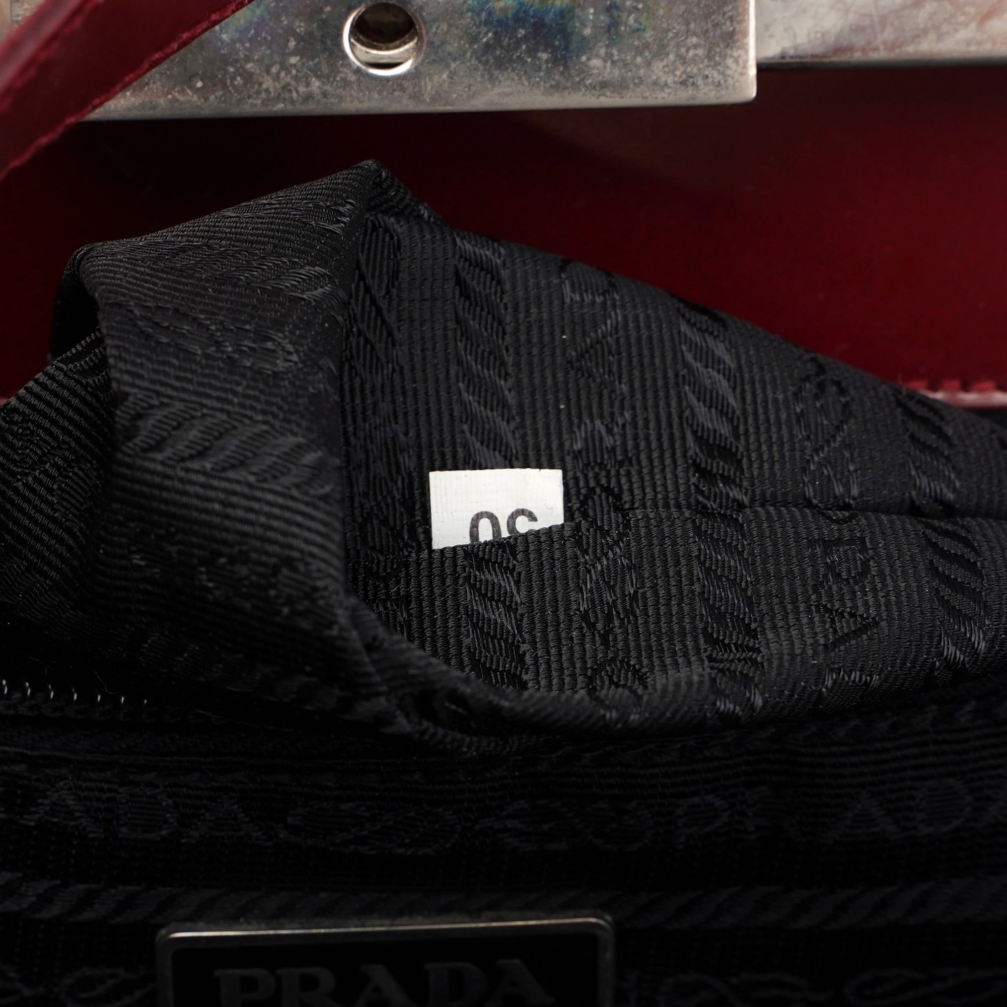B7389 Burgundy Spazzolato Clutch Tote Bag