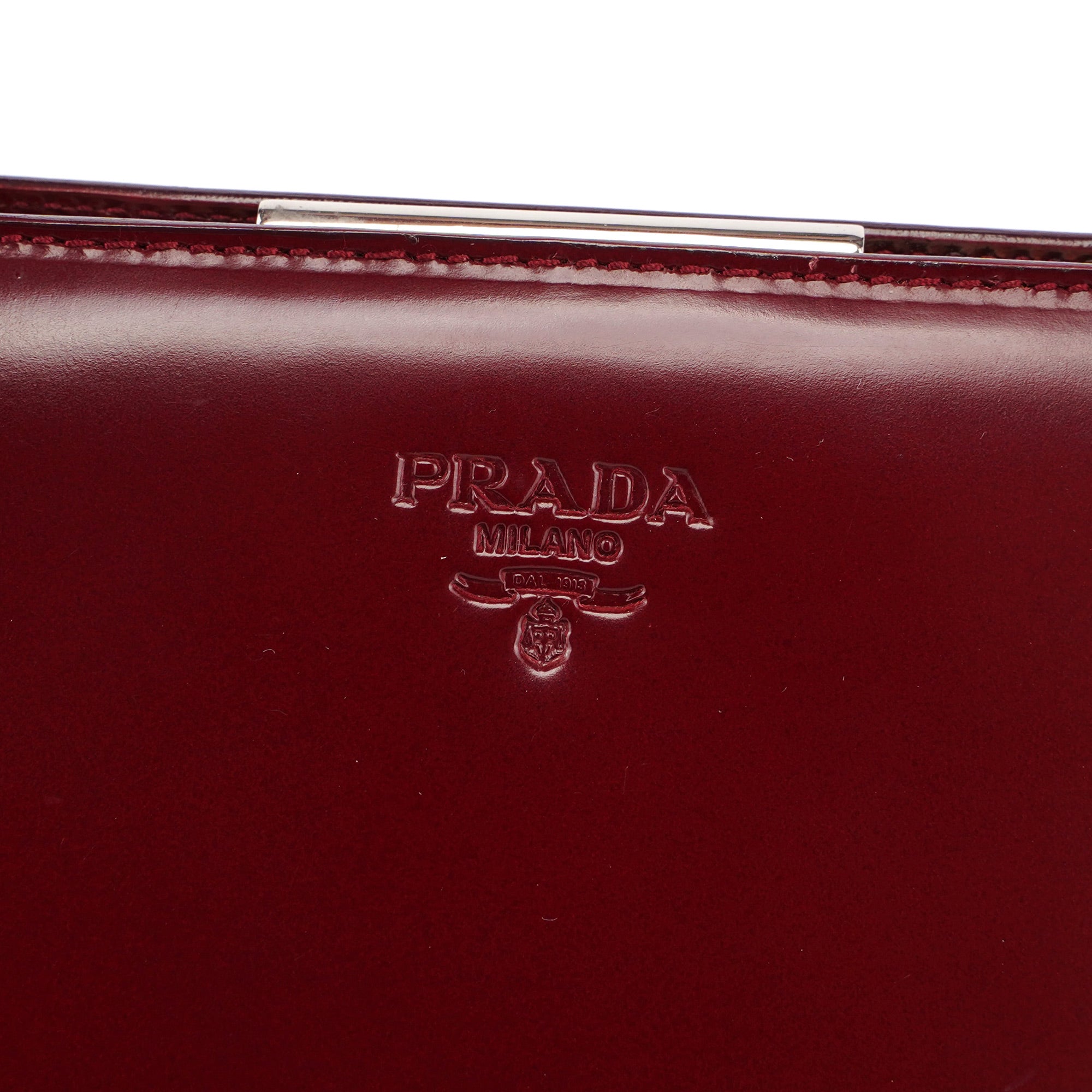 B7389 Burgundy Spazzolato Clutch Tote Bag