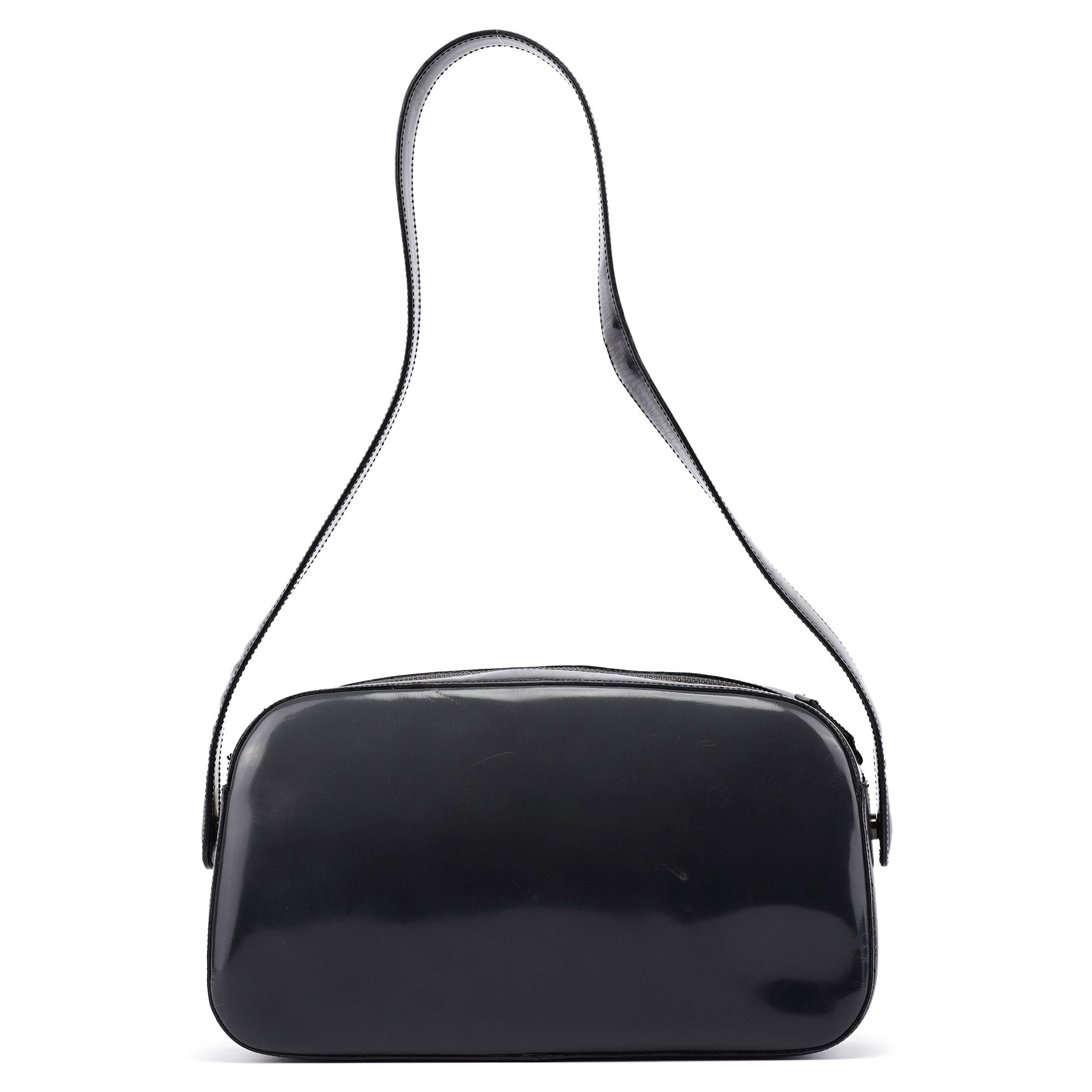 B7446 Anthracite Spazzolato Swivel Shoulder Bag