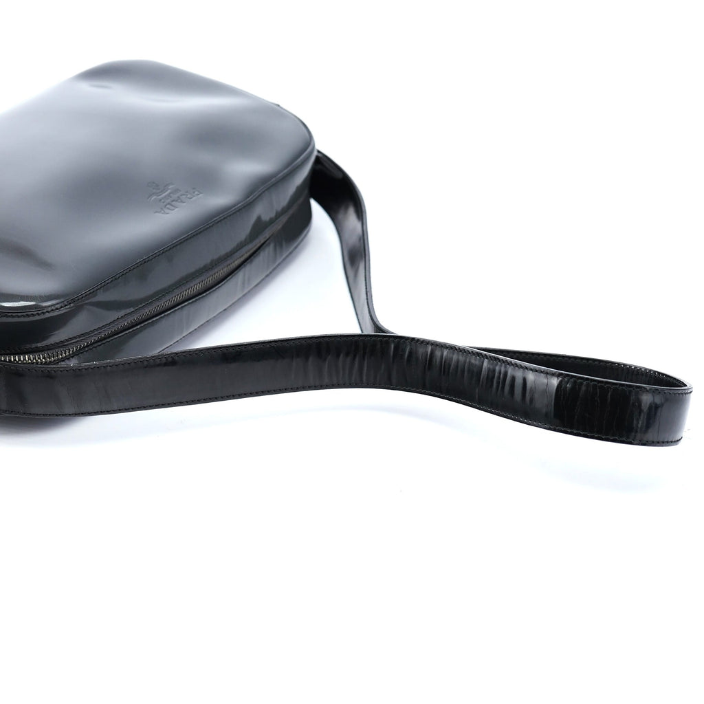 B7446 Anthracite Spazzolato Swivel Shoulder Bag