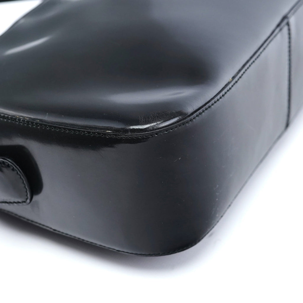B7446 Anthracite Spazzolato Swivel Shoulder Bag