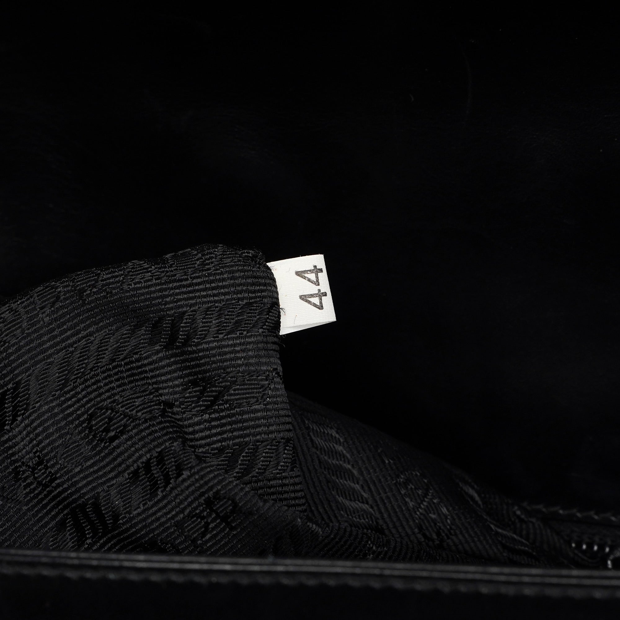 B7495 Black Calfskin Buckle Shoulder Bag
