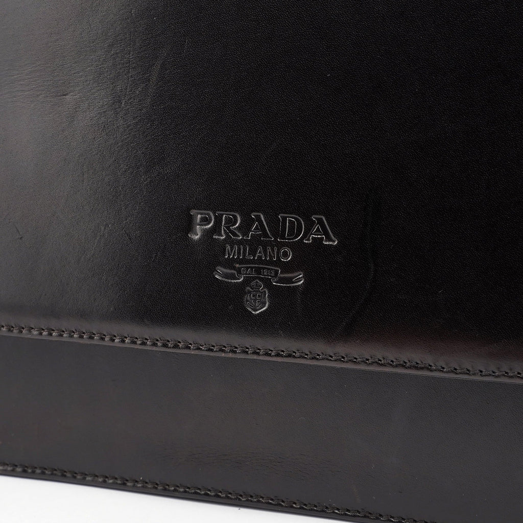 B7521 Brown Vitello Sport Top Handle Bag