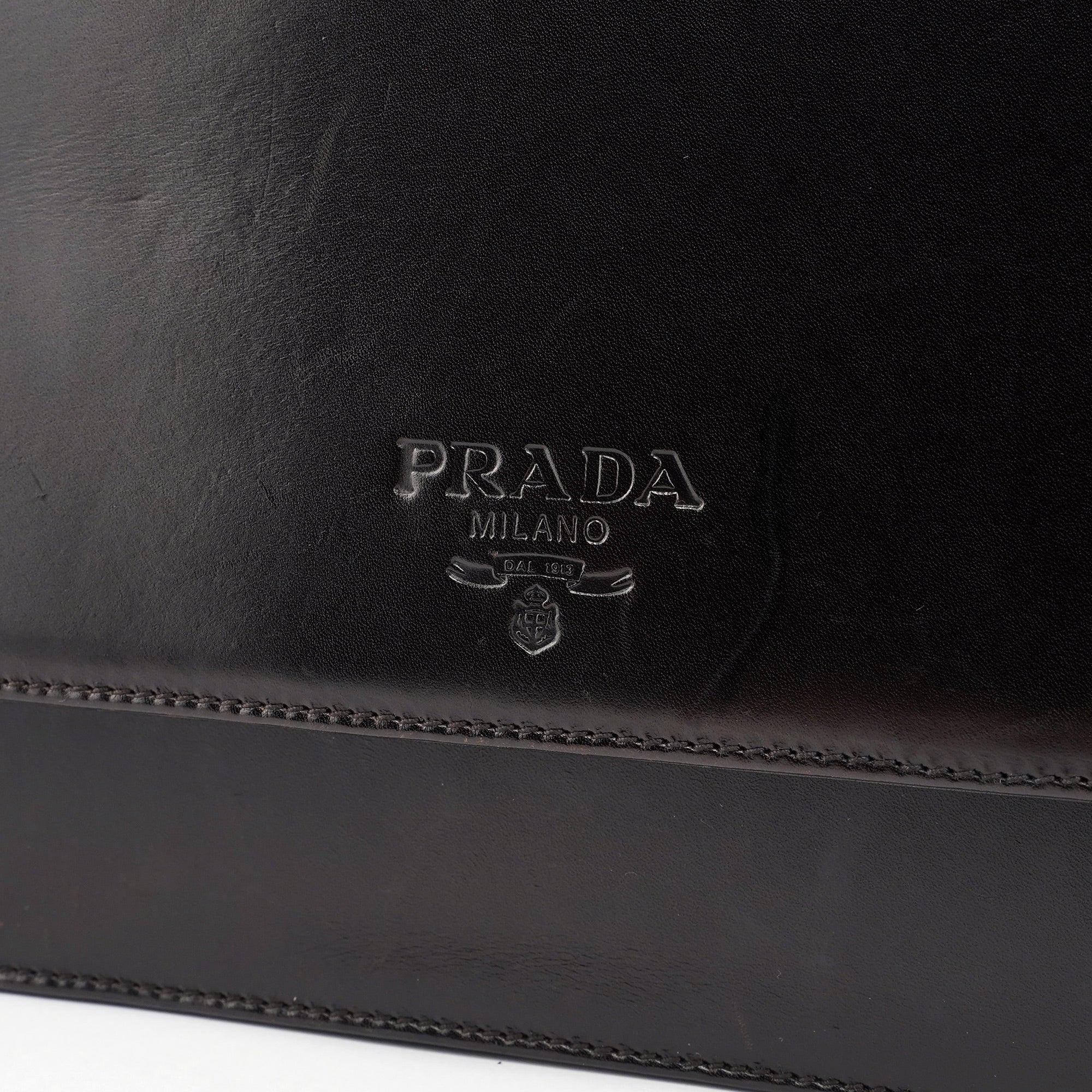 B7521 Brown Vitello Sport Top Handle Bag