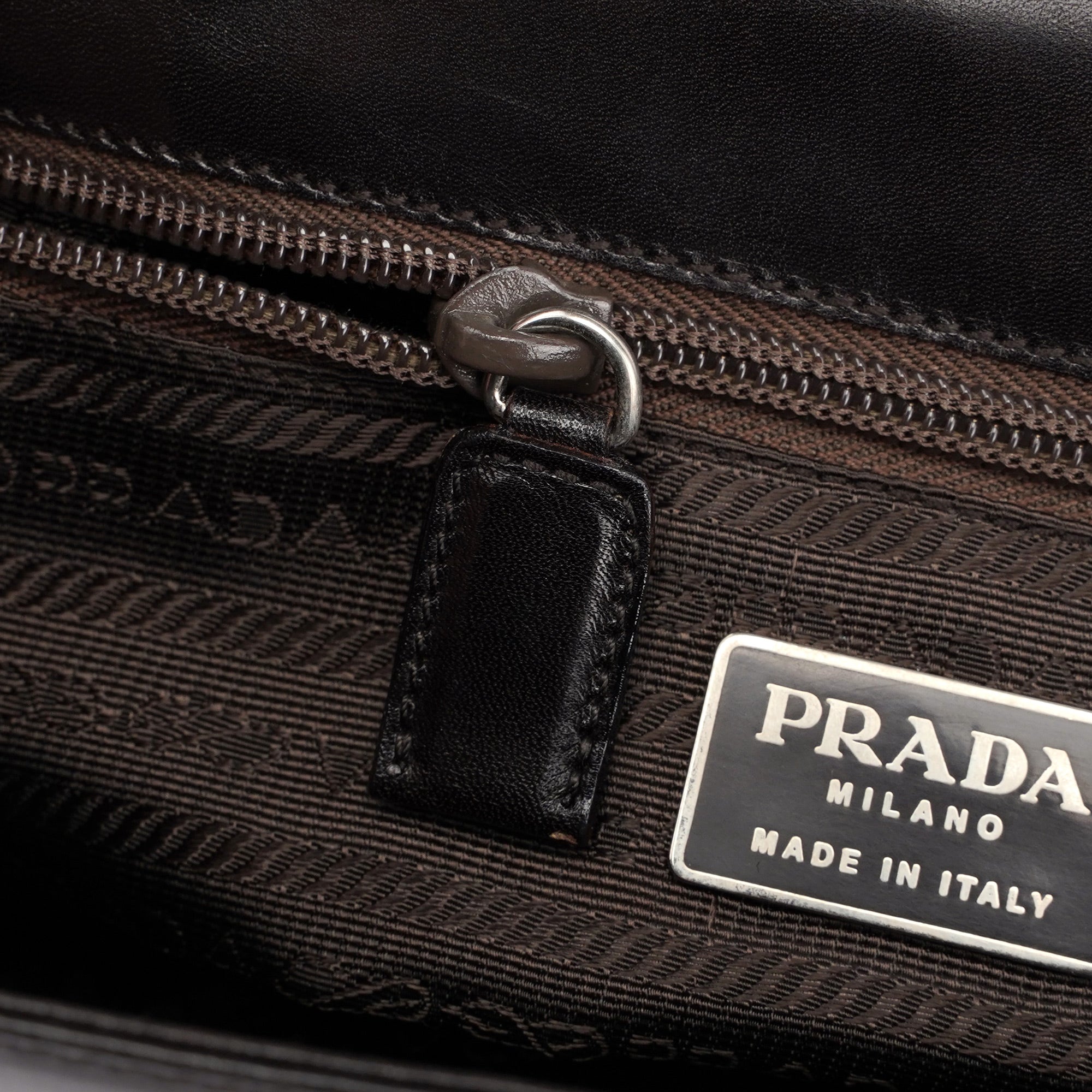 B7521 Brown Vitello Sport Top Handle Bag