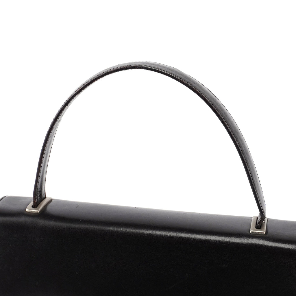 B7521 Brown Vitello Sport Top Handle Bag