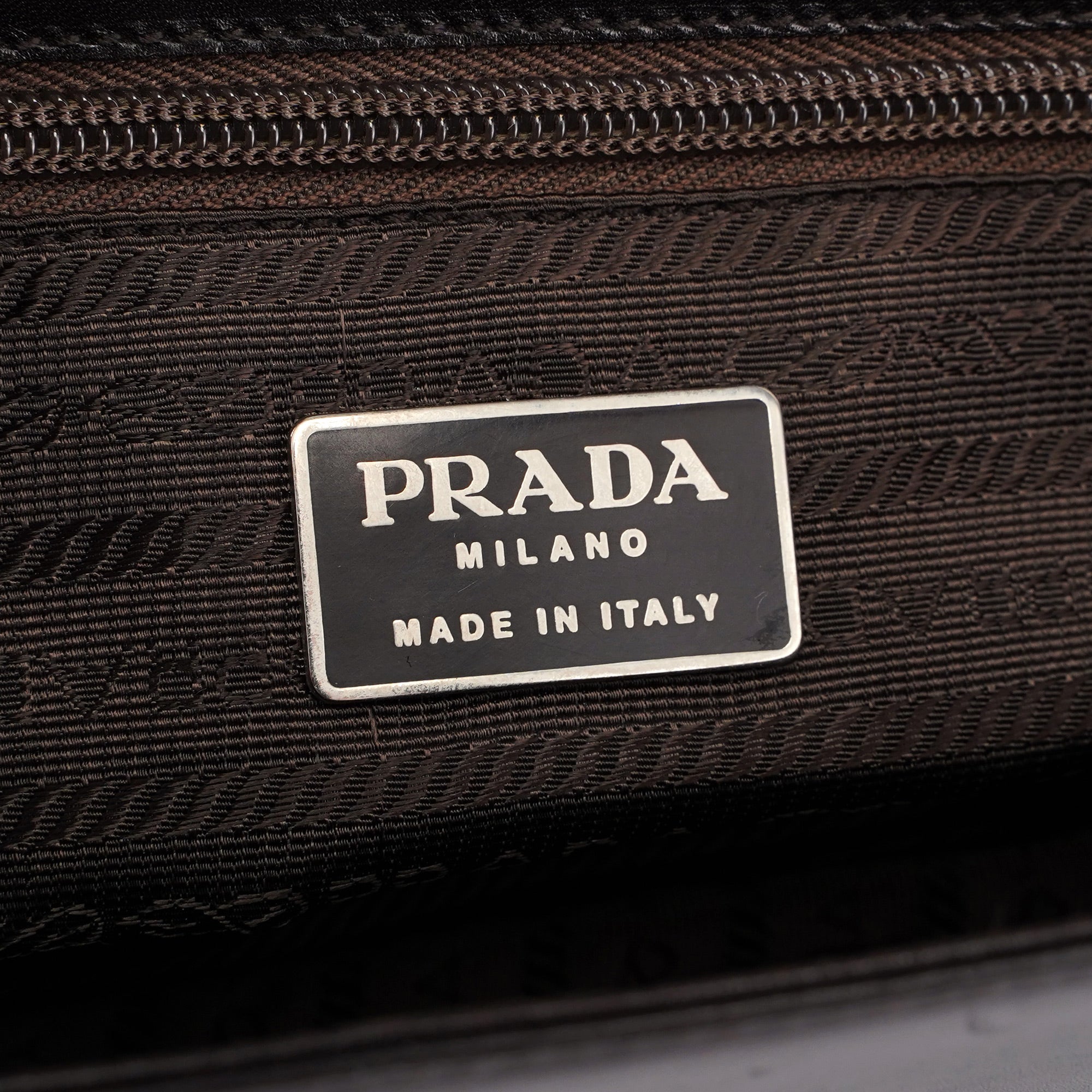 B7521 Brown Vitello Sport Top Handle Bag