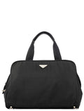 B7562 Black Tessuto Diligenza Tote Bag