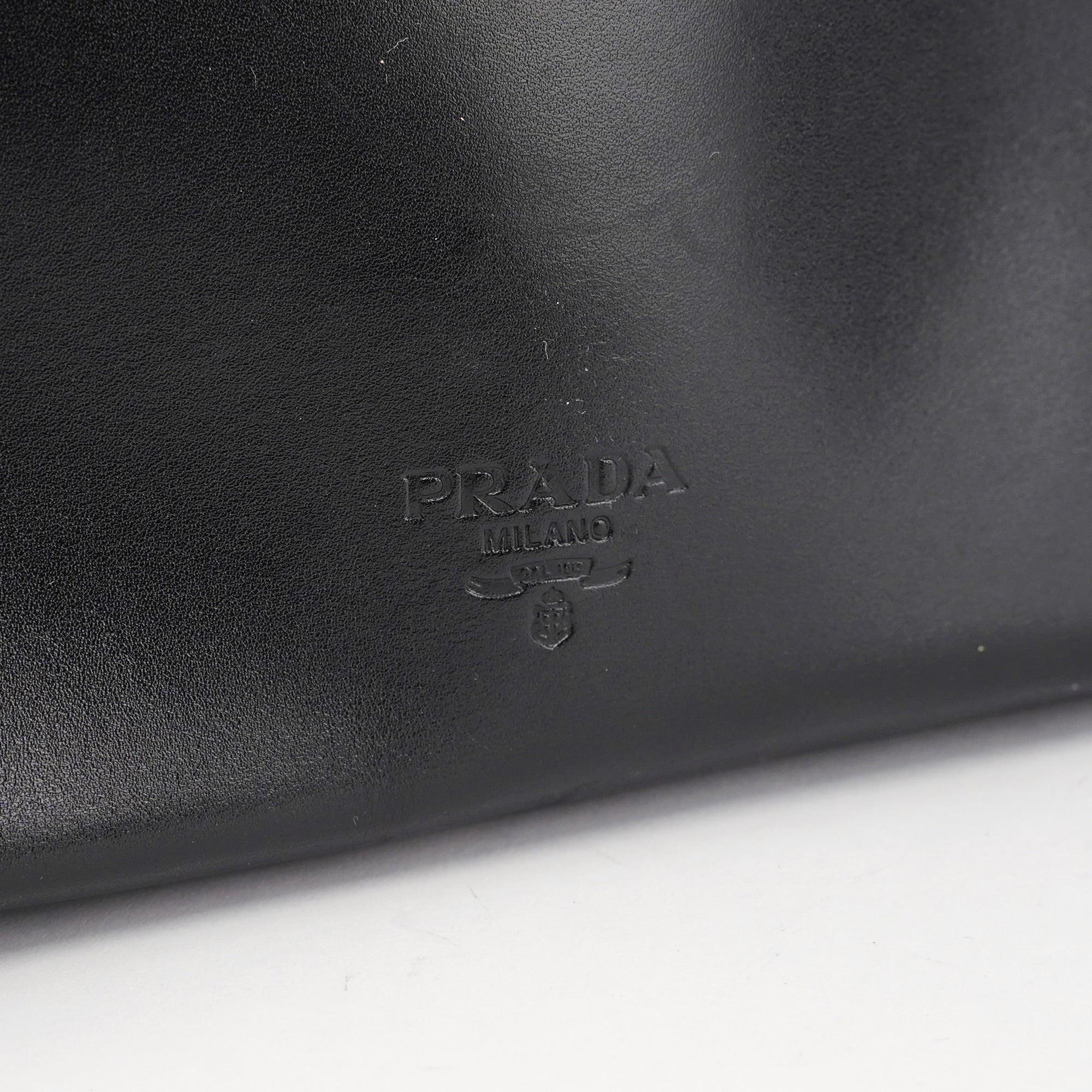 B7710 Black Calfskin Clutch Tote Bag