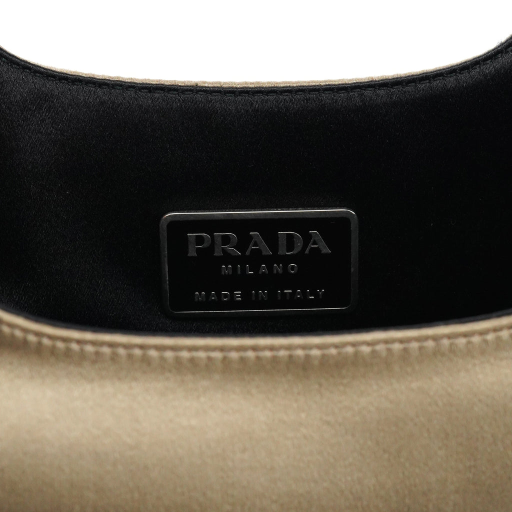 B8572 Beige Raso Plex Satin Plastic Tote Bag