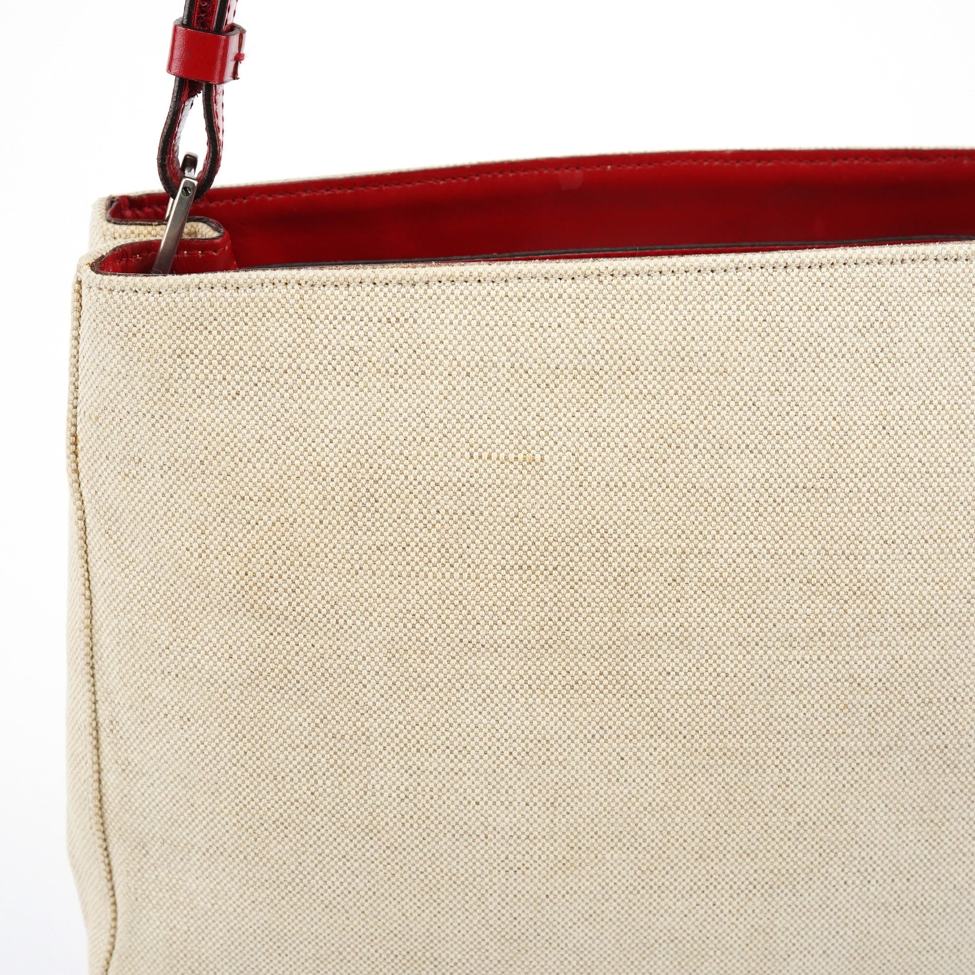 B8889 Beige Red Canapa Tea Shoulder Bag