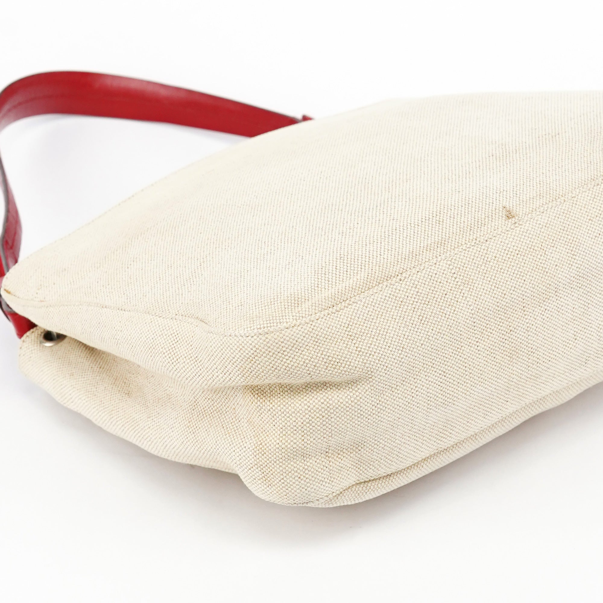 B8889 Beige Red Canapa Tea Shoulder Bag