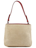 B8889 Beige Red Canapa Tea Shoulder Bag