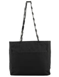 B9225 Black Tessuto Impuntu Nylon Tote Bag