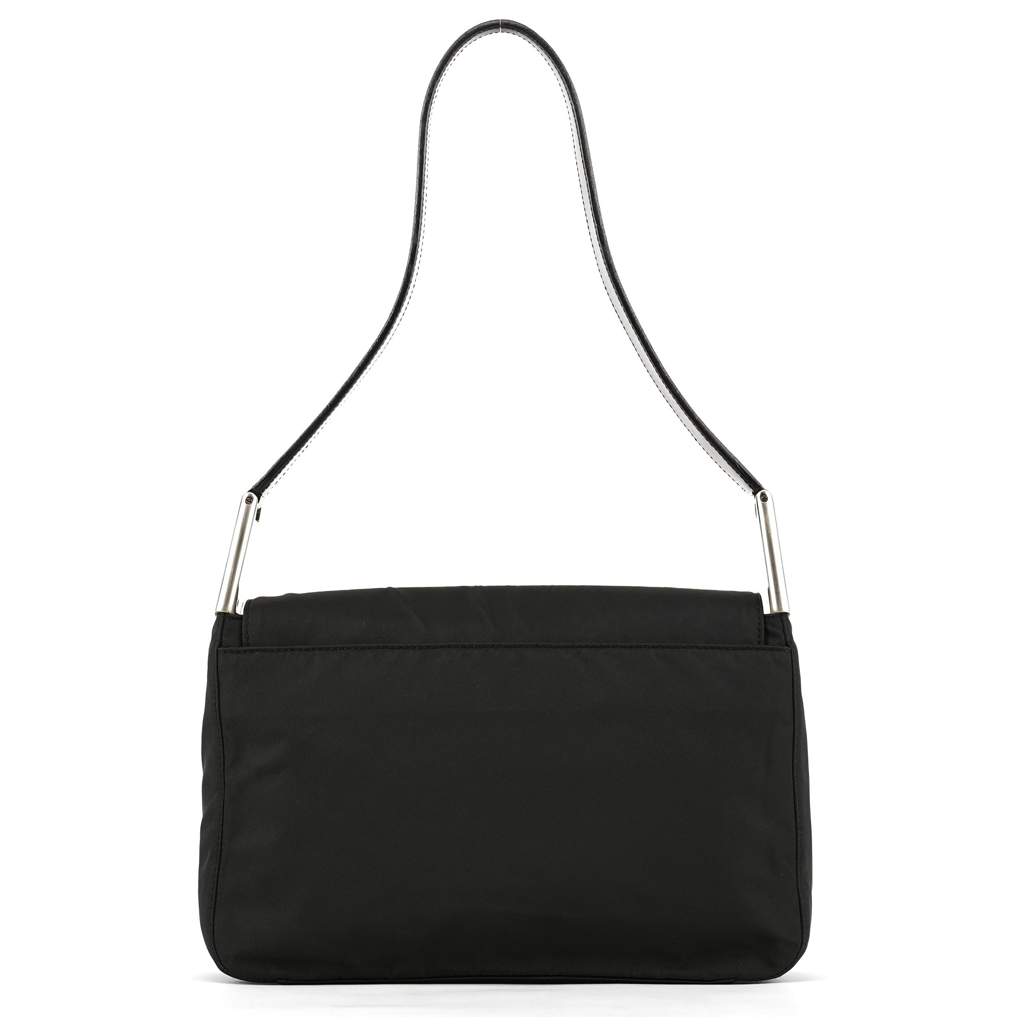 B9231 Dark Green Tessuto Spazzolato Shoulder Bag