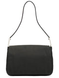 B9231 Dark Green Tessuto Spazzolato Shoulder Bag