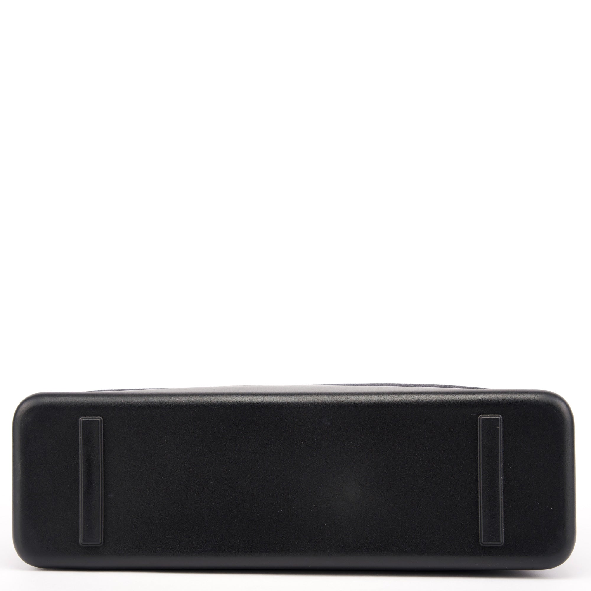 B9282 Black Calfskin Nylon Top Handle Keylock Bag