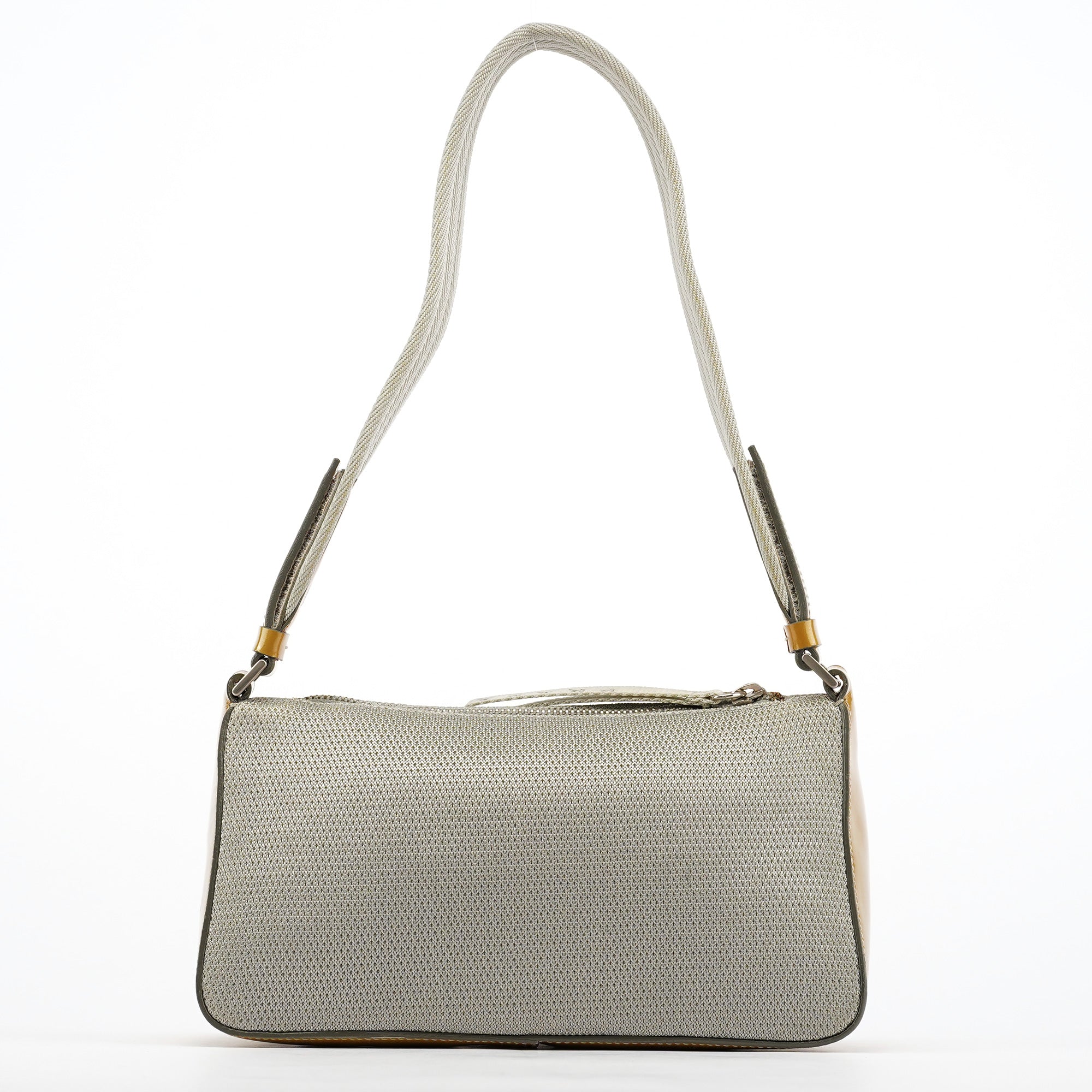 B9936 Silver Bike Lux Shoulder Bag