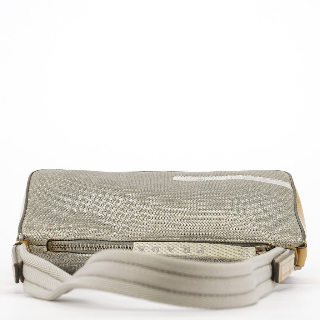 B9936 Silver Bike Lux Shoulder Bag